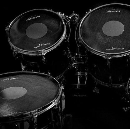RTOM MEsh Heads on a drum set