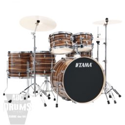 Tama Imperialstar 22" 6pc Drum Kit, Coffee Teak Wrap 3