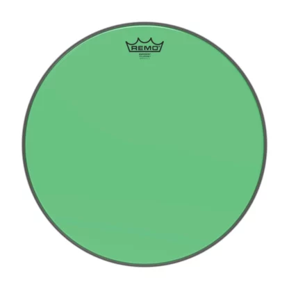 Remo Emperor Colortone drum head: colour=green