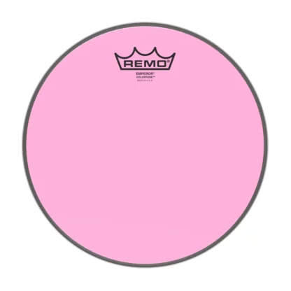 Remo Emperor Colortone drum head: colour=pink