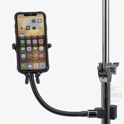Gibraltar SC-SPGM Smartphone Holder on a cymbal stand
